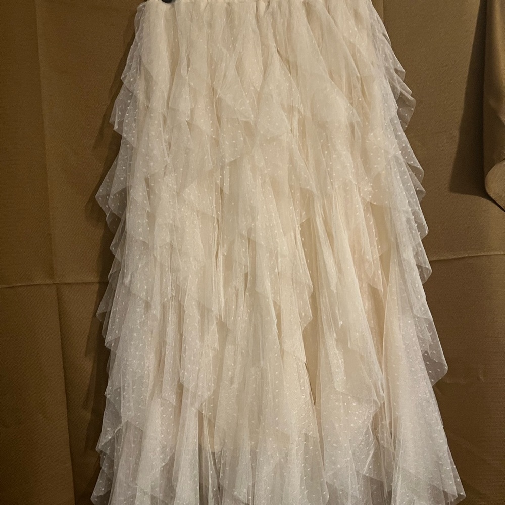 Ivory Elegant Tulle Skirt